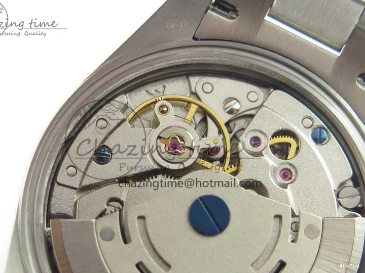 MiroTime 0402 Datejust 31mm 278275 SS Crystal Bezel BP Maker Best Edition Pink Roman Dial Crystal @6 on SS President Bracelet Contemporary 3082